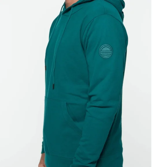 PARALLEL X LEAGUE CRUZ HOODIE -EMERALD KANGAROO POCKET MEN'S SIZE SM, MED. & LRG - Picture 3 of 16